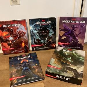 D&D Starter Set and Books/Manuals